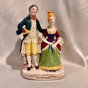 Vintage Porcelain Victorian Figurine Couple